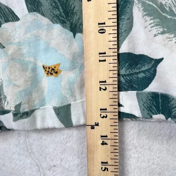 Billabong x The Salty Blonde Floral Shorts Womens 30 High Rise Cuffed Tropical - Picture 12 of 14